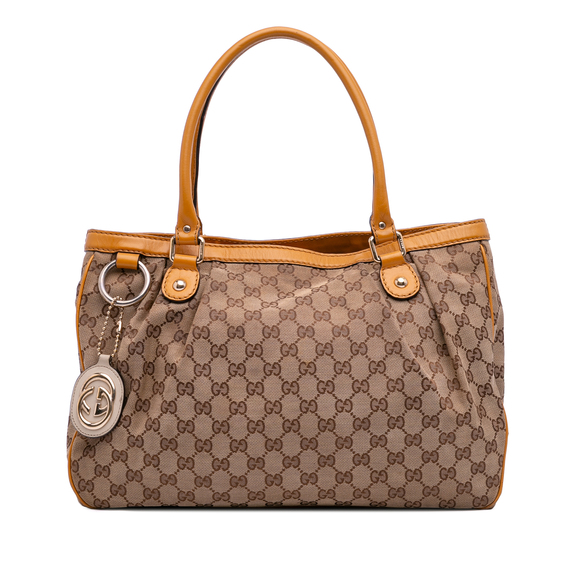 Pre-Loved Gucci GG Canvas Sukey Tote - Picture 1 of 12